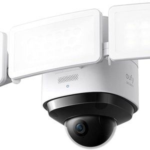 eufy Security Floodlight Cam S330, 360-Degree Pan & Tilt Coverage, 2K Full HD